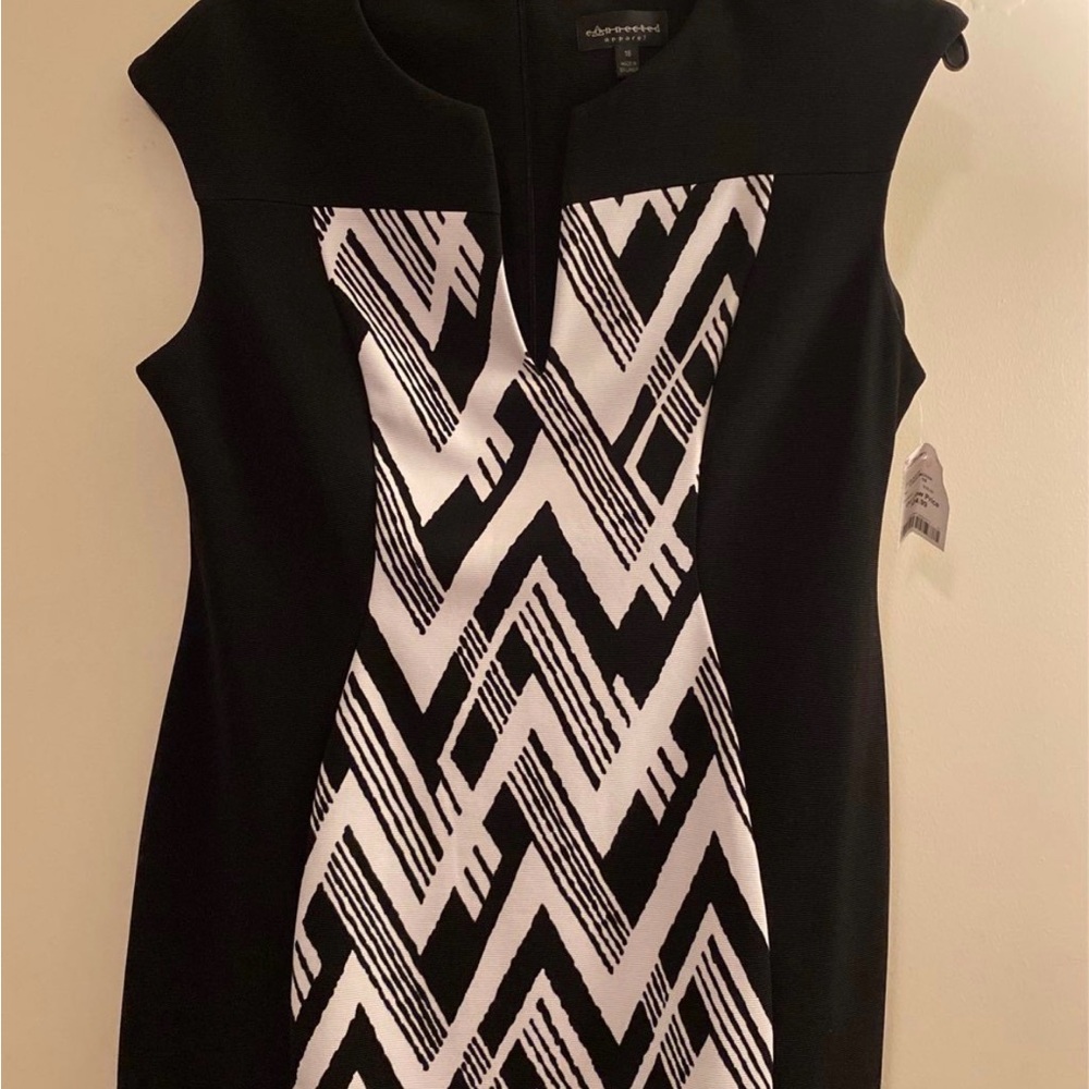 Connected Apparel Elegant Black Dress